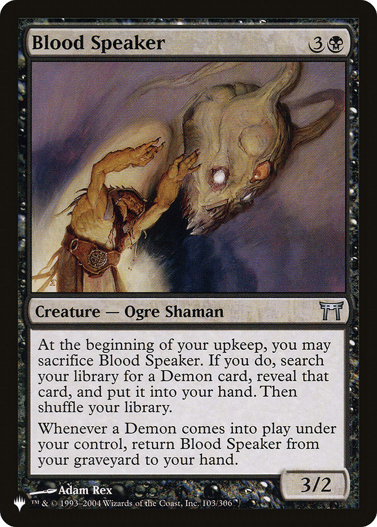 Blood Speaker [The List] MTG Single Magic: The Gathering  | Multizone: Comics And Games