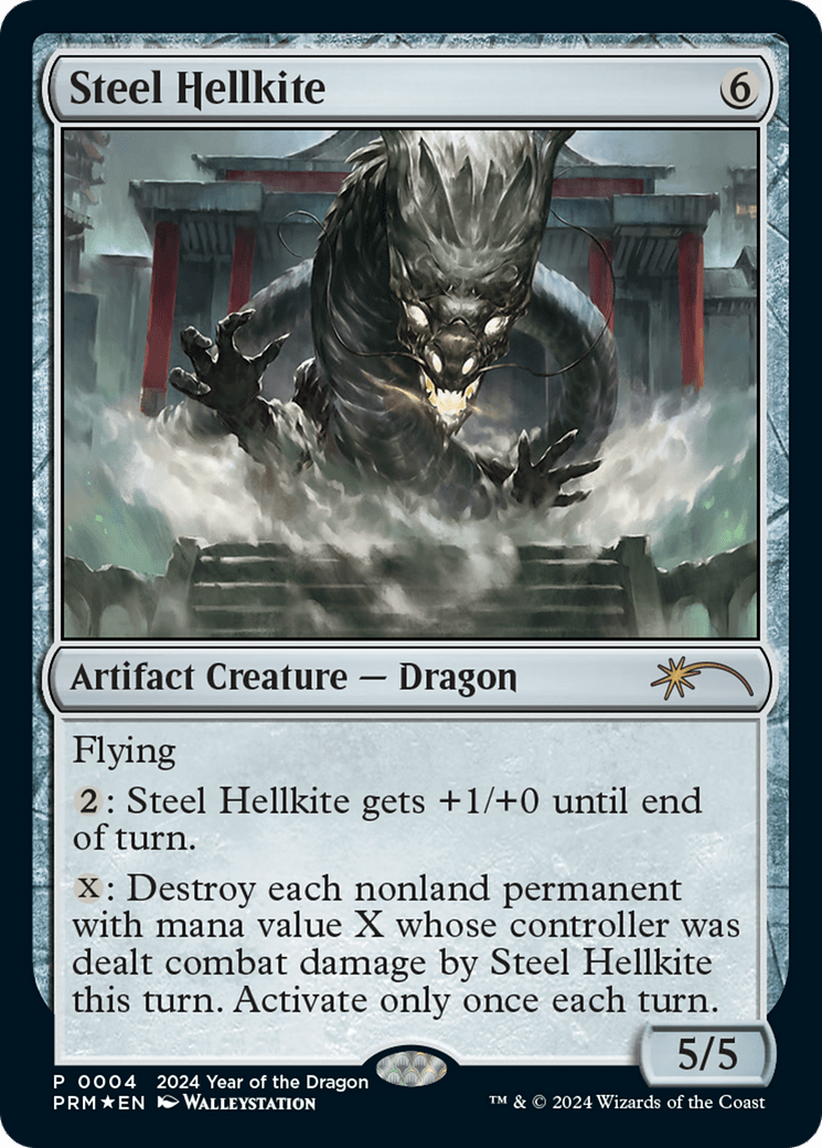 Steel Hellkite [Standard Showdown Promos] MTG Single Magic: The Gathering  | Multizone: Comics And Games