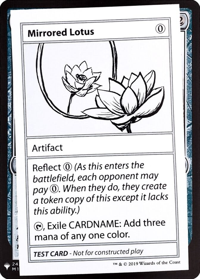 Mirrored Lotus [Mystery Booster Playtest Cards] MTG Single Magic: The Gathering  | Multizone: Comics And Games