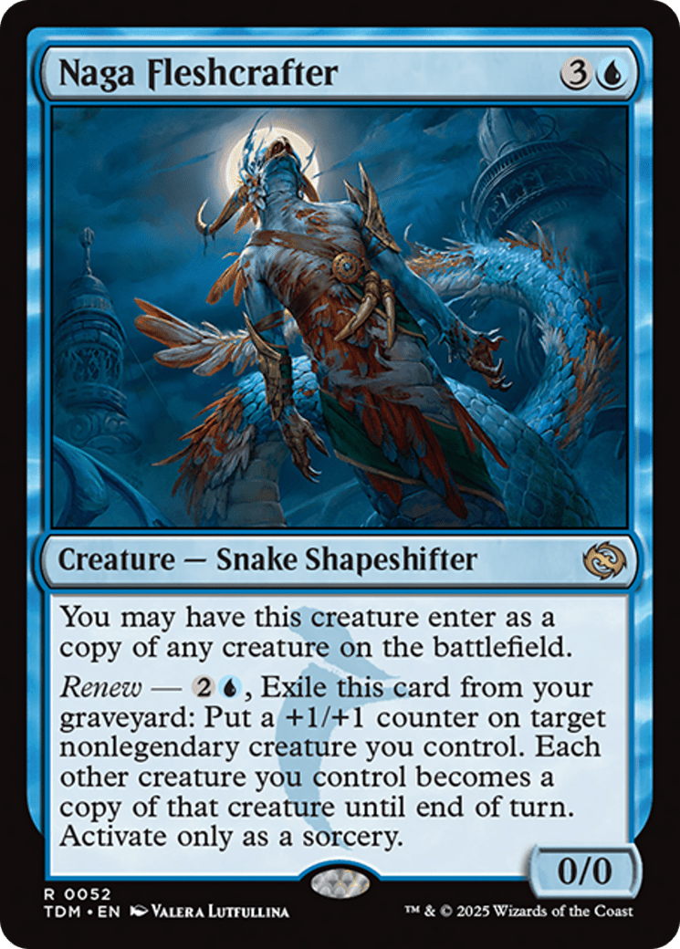 Naga Fleshcrafter [Tarkir: Dragonstorm] MTG Single Magic: The Gathering  | Multizone: Comics And Games