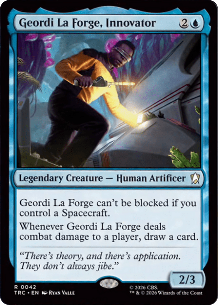 Geordi La Forge, Innovator [Star Trek Commander] MTG Single Magic: The Gathering  | Multizone: Comics And Games