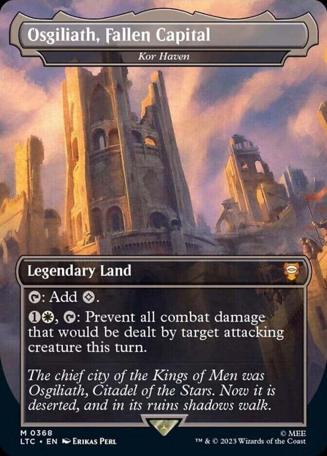 Osgiliath, Fallen Capital - Kor Haven [The Lord of the Rings: Tales of Middle-Earth Commander] MTG Single Magic: The Gathering  | Multizone: Comics And Games