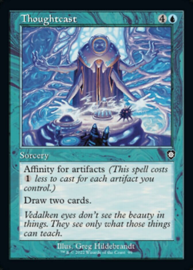 Thoughtcast (Retro) [The Brothers' War Commander] MTG Single Magic: The Gathering  | Multizone: Comics And Games