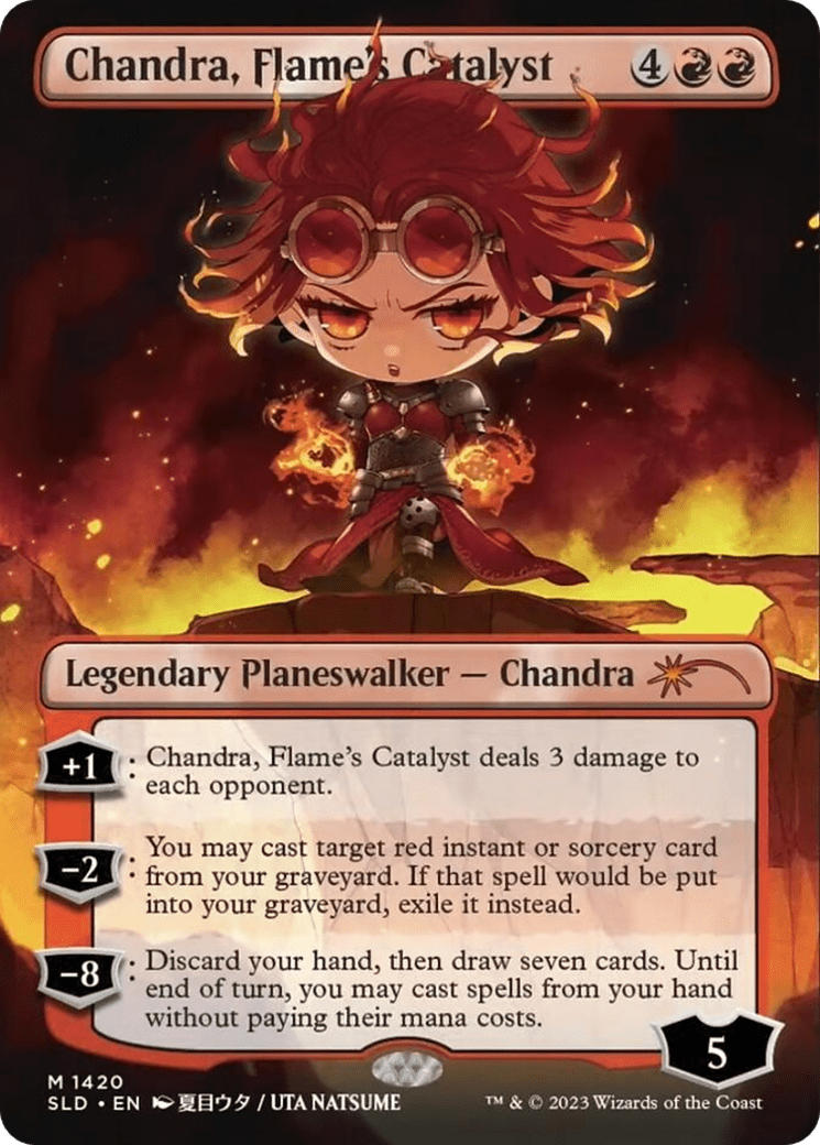 Chandra, Flame's Catalyst [Secret Lair Drop Series] MTG Single Magic: The Gathering  | Multizone: Comics And Games