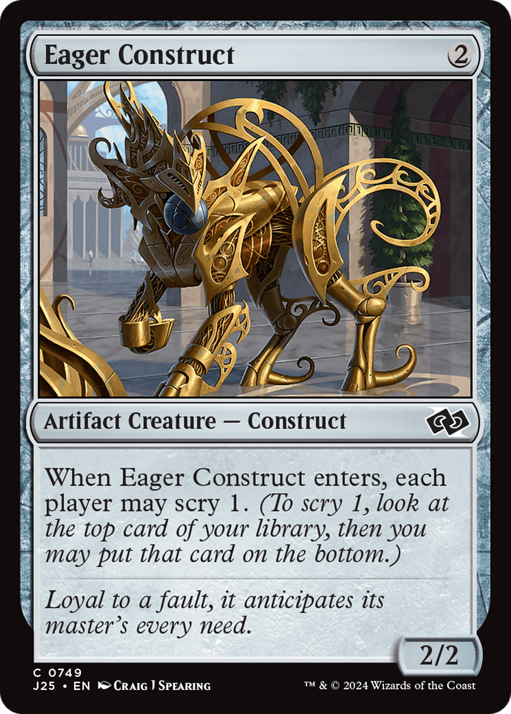 Eager Construct [Foundations Jumpstart] MTG Single Magic: The Gathering  | Multizone: Comics And Games
