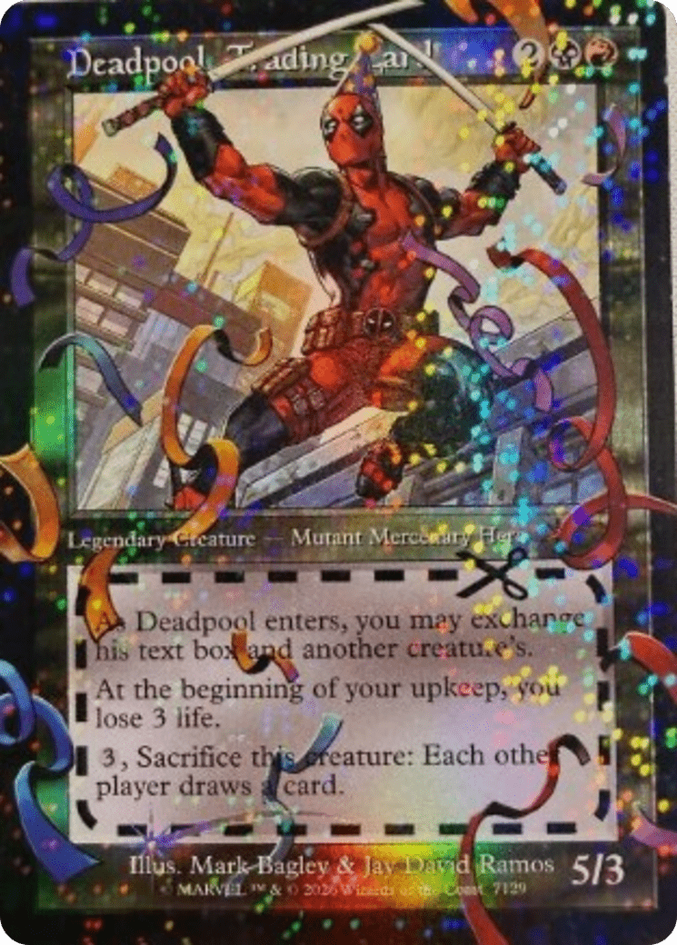 Deadpool, Trading Card (7127) [Secret Lair Drop Series] MTG Single Magic: The Gathering  | Multizone: Comics And Games