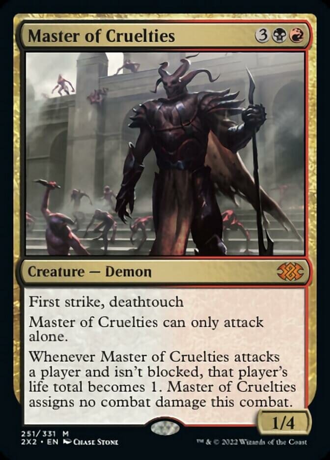 Master of Cruelties [Double Masters 2022] MTG Single Magic: The Gathering  | Multizone: Comics And Games