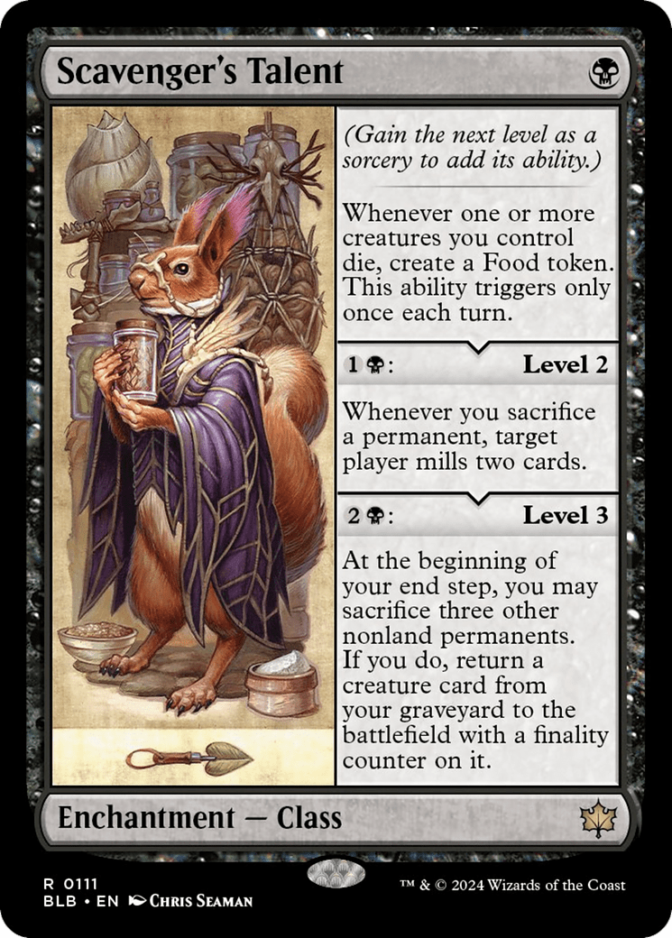 Scavenger's Talent [Bloomburrow] MTG Single Magic: The Gathering  | Multizone: Comics And Games