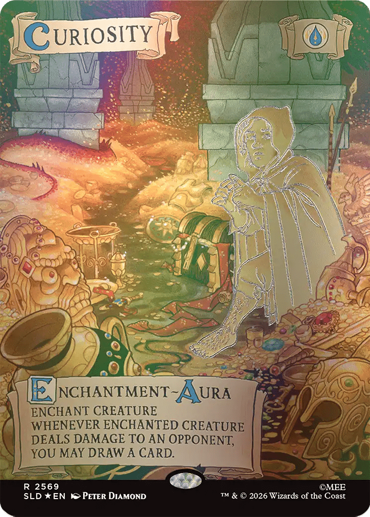 Curiosity (2569) (Out Of Sight Foil) [Secret Lair Drop Series] MTG Single Magic: The Gathering  | Multizone: Comics And Games