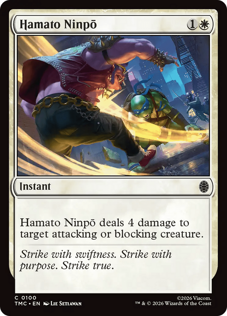 Hamato Ninpo [Teenage Mutant Ninja Turtles Commander] MTG Single Magic: The Gathering  | Multizone: Comics And Games