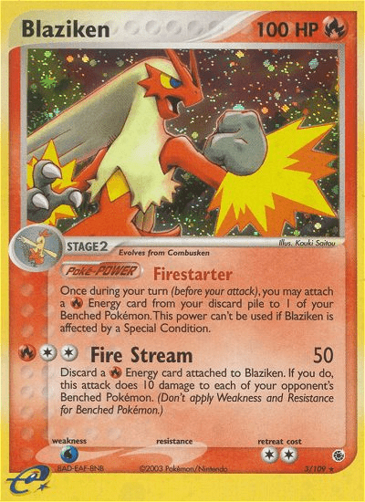 Blaziken (3/109) [EX: Ruby & Sapphire] Pokemon Single Pokémon  | Multizone: Comics And Games