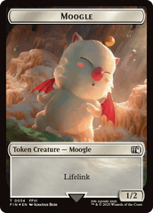Copy (0025) // Moogle (0034) Double-Sided Token (Surge Foil) [FINAL FANTASY Tokens] MTG Single Magic: The Gathering  | Multizone: Comics And Games