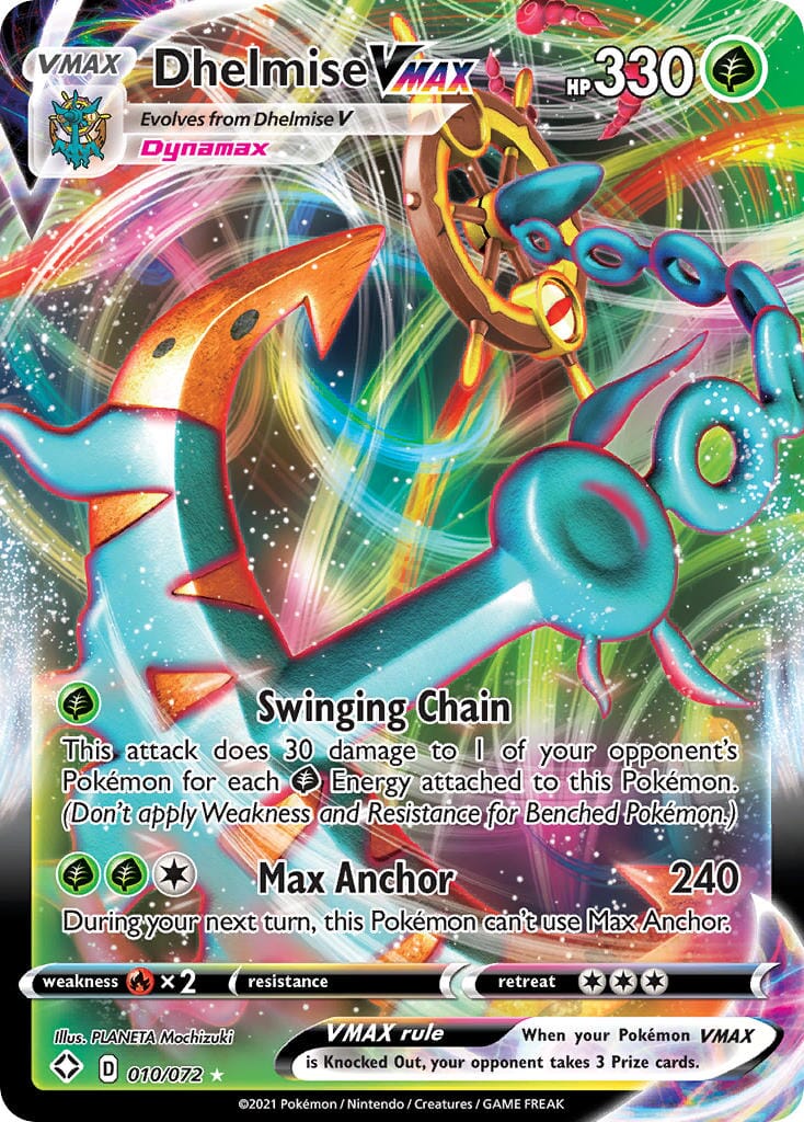 Dhelmise VMAX (010/072) [Sword & Shield: Shining Fates] Pokemon Single Pokémon  | Multizone: Comics And Games