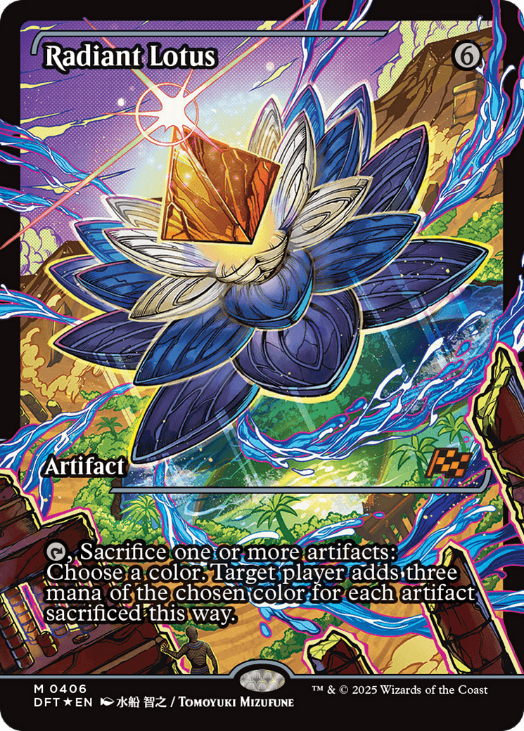 Radiant Lotus (Showcase) [Aetherdrift] MTG Single Magic: The Gathering  | Multizone: Comics And Games