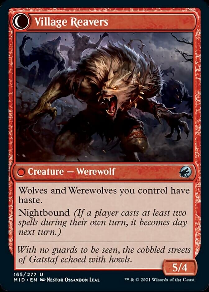 Village Watch // Village Reavers [Innistrad: Midnight Hunt] MTG Single Magic: The Gathering  | Multizone: Comics And Games