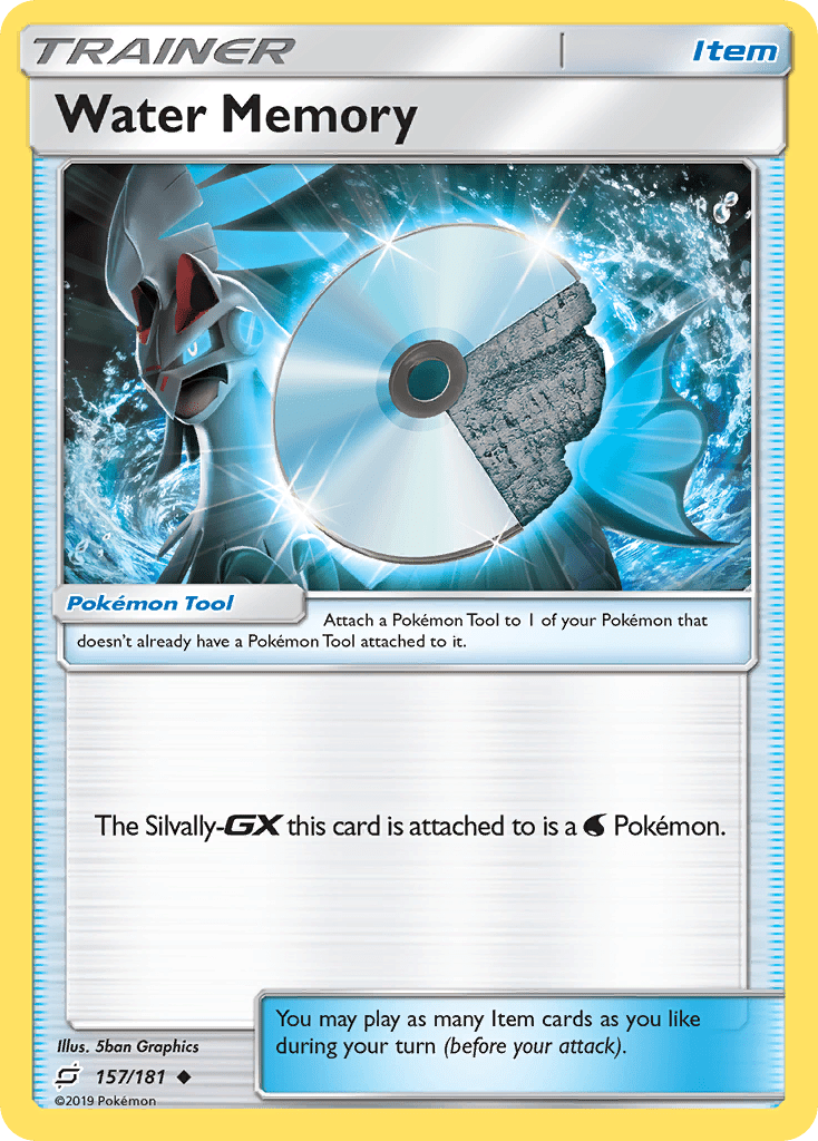 Water Memory (157/181) [Sun & Moon: Team Up] Pokemon Single Pokémon  | Multizone: Comics And Games