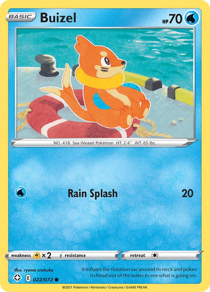 Buizel (022/072) [Sword & Shield: Shining Fates] Pokemon Single Pokémon  | Multizone: Comics And Games