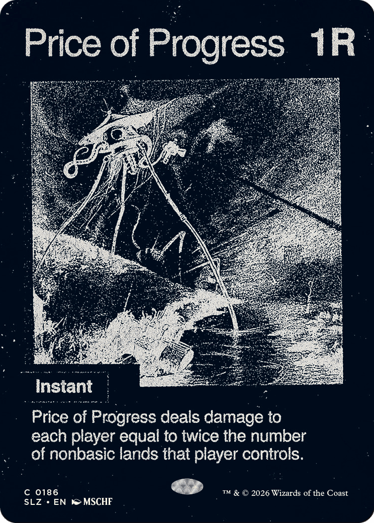 Price of Progress (0186) [Secret Lair x MSCHF: The Zeta Set] MTG Single Magic: The Gathering  | Multizone: Comics And Games
