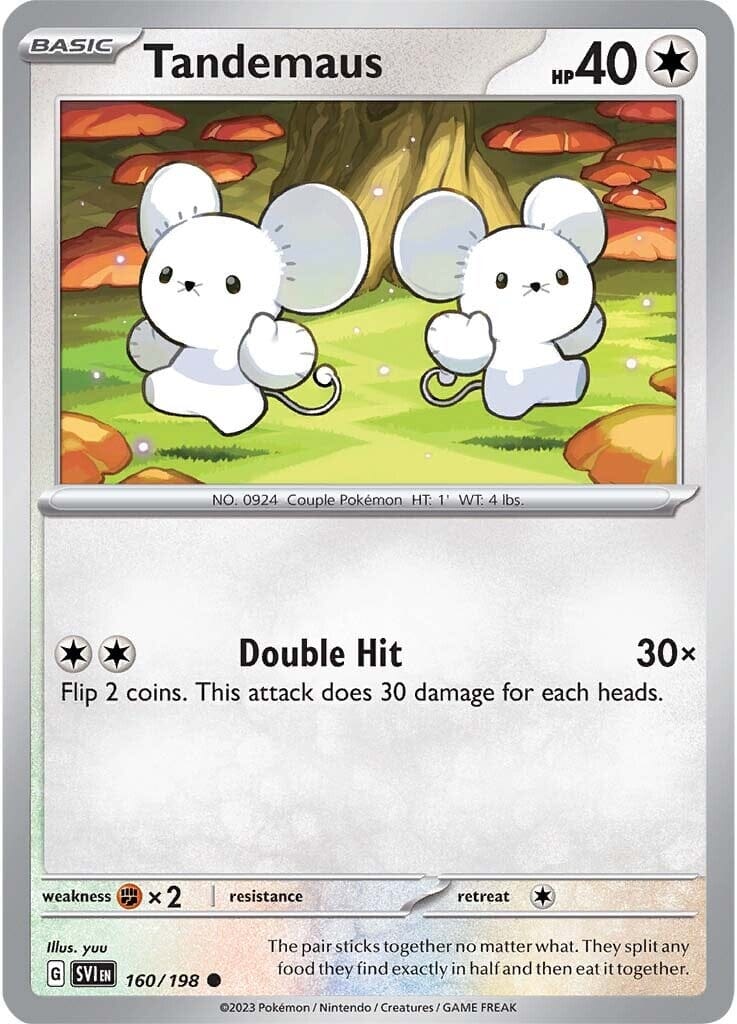 Tandemaus (160/198) [Scarlet & Violet: Base Set] Pokemon Single Pokémon  | Multizone: Comics And Games