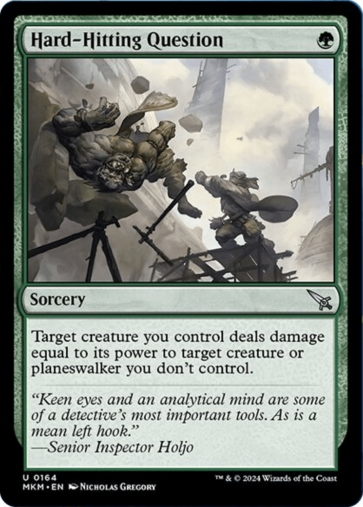 Hard-Hitting Question [Murders at Karlov Manor] MTG Single Magic: The Gathering  | Multizone: Comics And Games