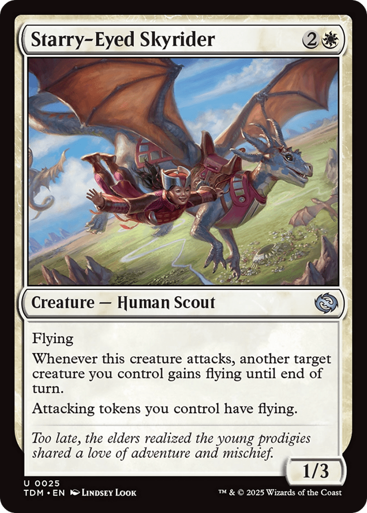 Starry-Eyed Skyrider [Tarkir: Dragonstorm] MTG Single Magic: The Gathering  | Multizone: Comics And Games