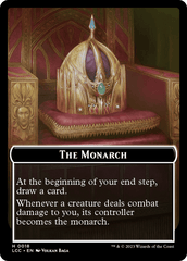 The Monarch // Pirate Double-Sided Token [The Lost Caverns of Ixalan Commander Tokens] MTG Single Magic: The Gathering  | Multizone: Comics And Games