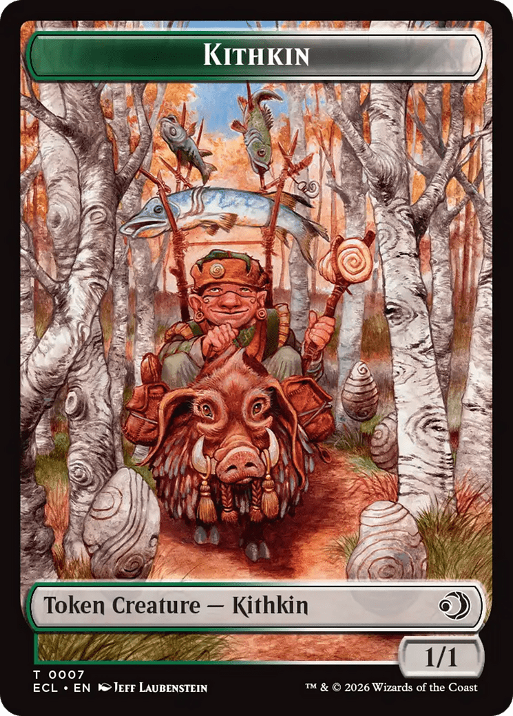 Elf // Kithkin (0007) Double-Sided Token [Lorwyn Eclipsed Tokens] MTG Single Magic: The Gathering  | Multizone: Comics And Games