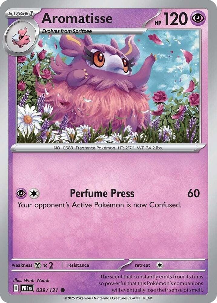 Aromatisse (039/131) [Scarlet & Violet: Prismatic Evolutions] Pokemon Single Pokémon  | Multizone: Comics And Games