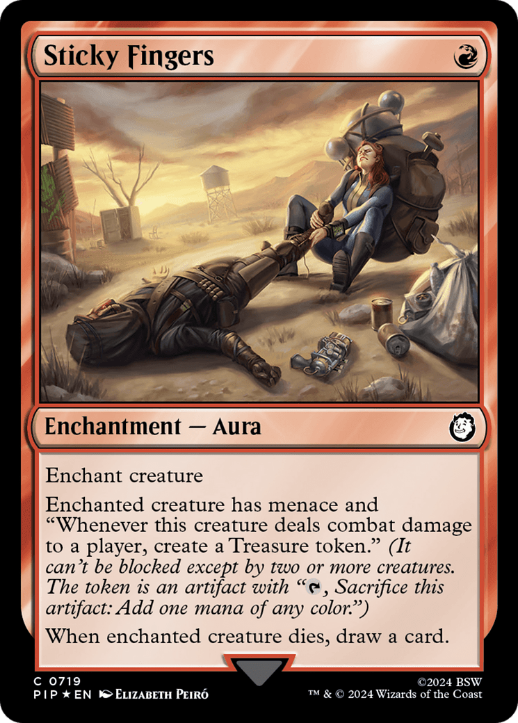 Sticky Fingers (Surge Foil) [Fallout] MTG Single Magic: The Gathering  | Multizone: Comics And Games
