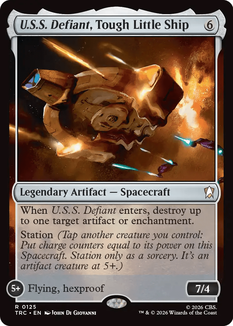 U.S.S. Defiant, Tough Little Ship [Star Trek Commander] MTG Single Magic: The Gathering  | Multizone: Comics And Games