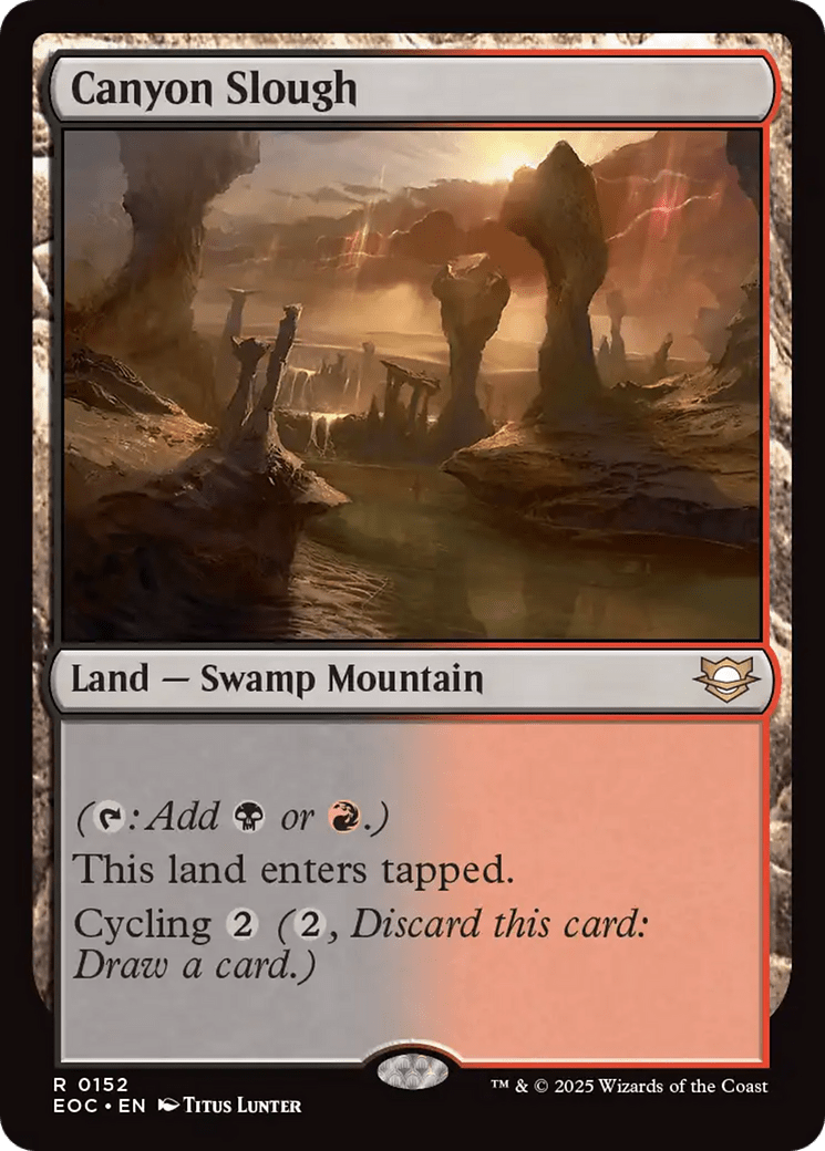 Canyon Slough [Edge of Eternities Commander] MTG Single Magic: The Gathering  | Multizone: Comics And Games