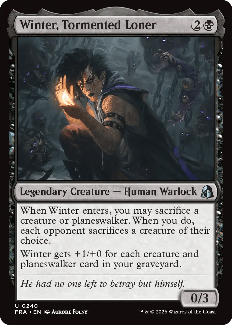 Winter, Tormented Loner [Reality Fracture] MTG Single Magic: The Gathering  | Multizone: Comics And Games