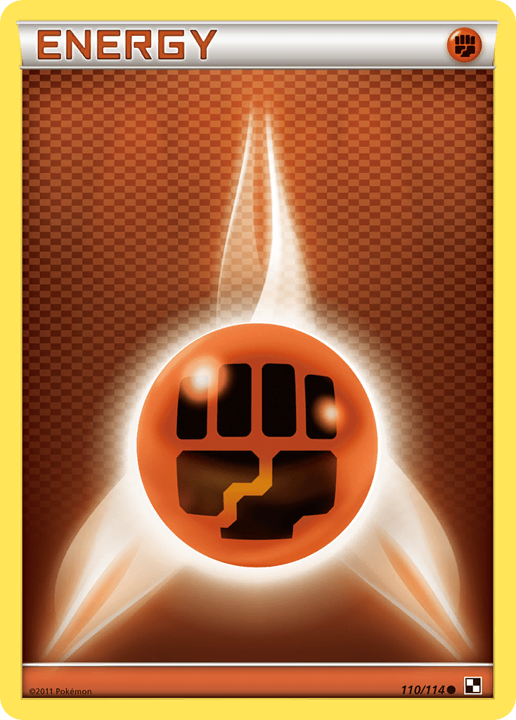 Fighting Energy (110/114) [Black & White: Base Set] Pokemon Single Pokémon  | Multizone: Comics And Games
