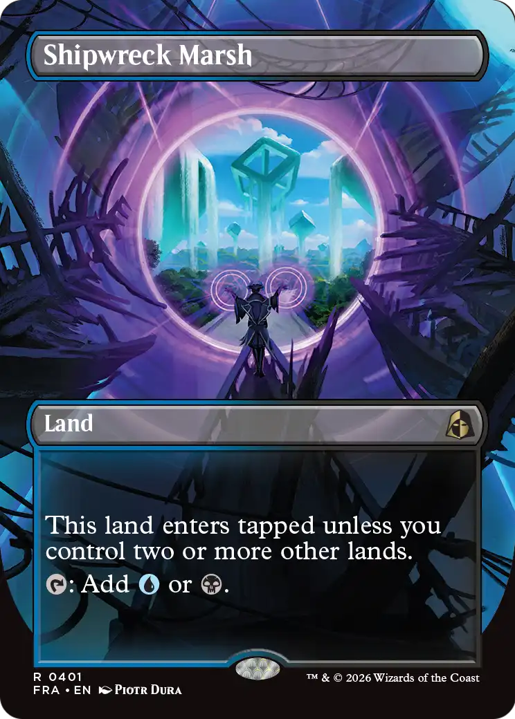 Shipwreck Marsh (Borderless) [Reality Fracture] MTG Single Magic: The Gathering  | Multizone: Comics And Games