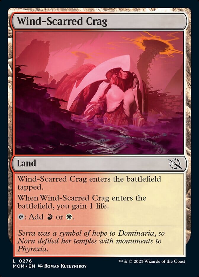 Wind-Scarred Crag [March of the Machine] MTG Single Magic: The Gathering  | Multizone: Comics And Games