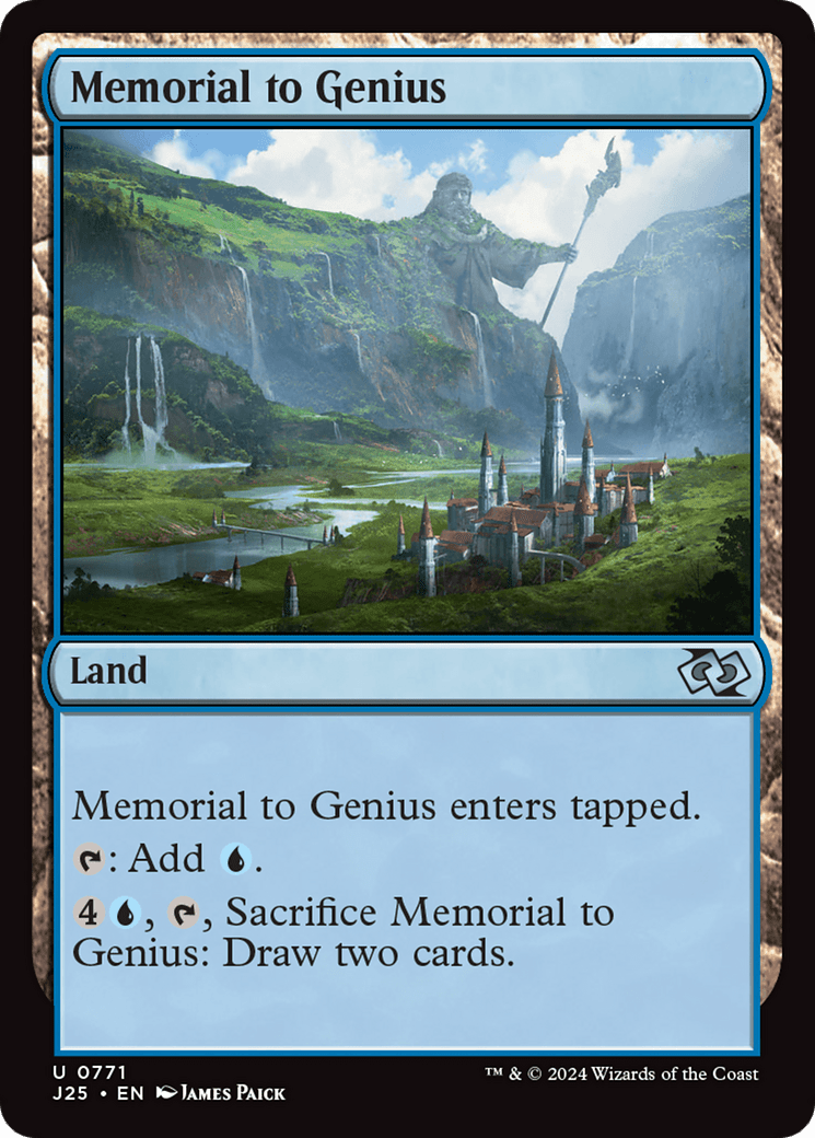 Memorial to Genius [Foundations Jumpstart] MTG Single Magic: The Gathering  | Multizone: Comics And Games