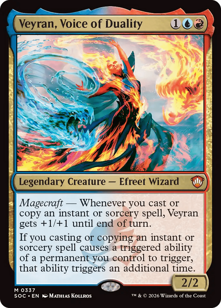 Veyran, Voice of Duality [Secrets of Strixhaven Commander] MTG Single Magic: The Gathering  | Multizone: Comics And Games