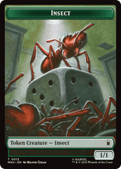 Insect // Clue Double-Sided Token [Marvel Super Heroes Tokens] MTG Single Magic: The Gathering  | Multizone: Comics And Games