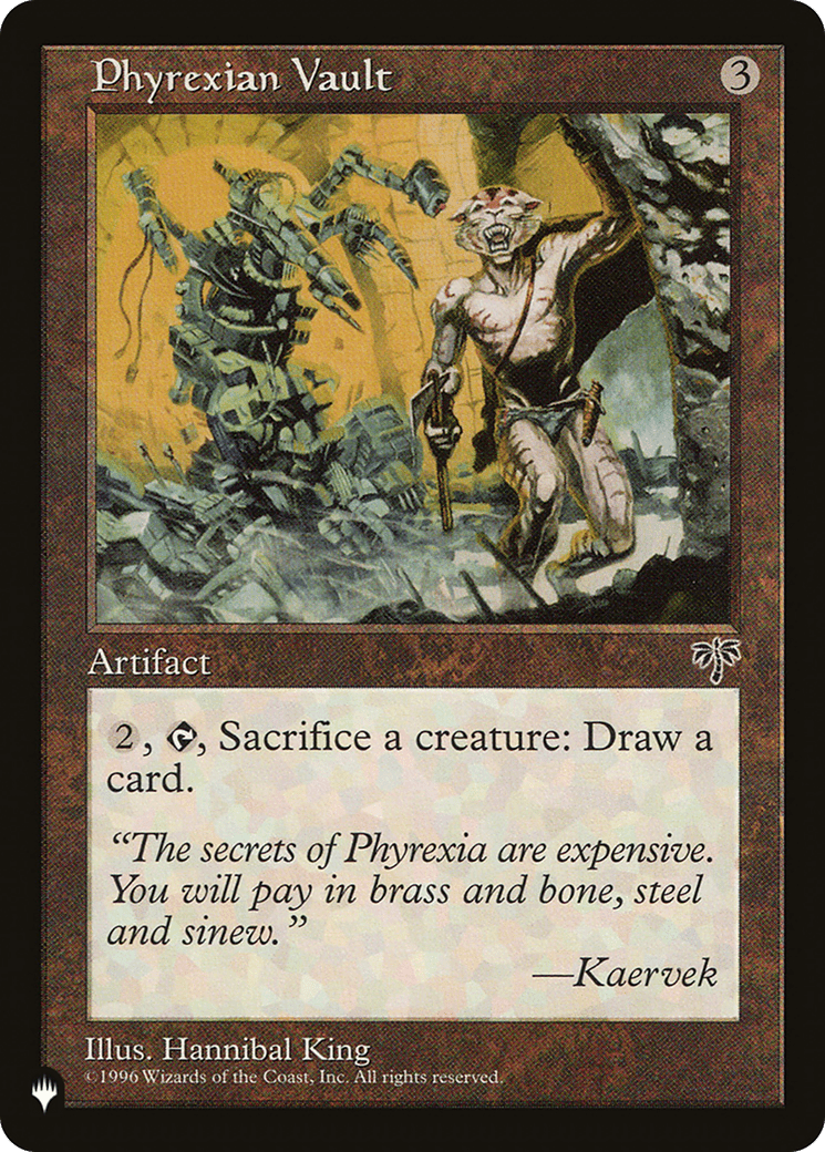 Phyrexian Vault [The List] MTG Single Magic: The Gathering  | Multizone: Comics And Games