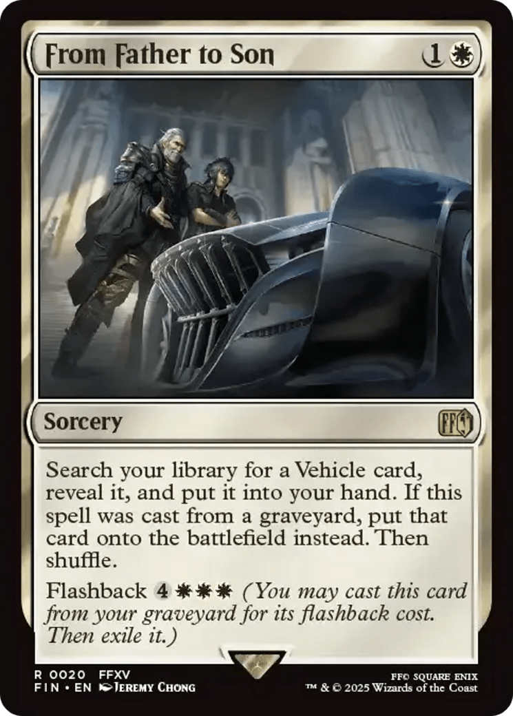 From Father to Son [FINAL FANTASY] MTG Single Magic: The Gathering  | Multizone: Comics And Games