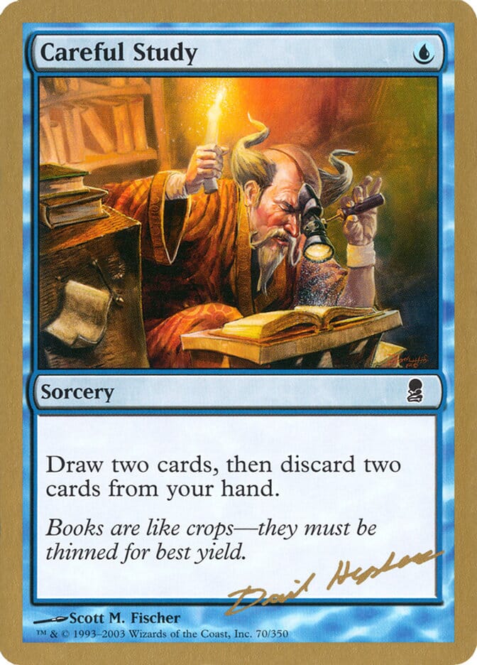 Careful Study (Dave Humpherys) [World Championship Decks 2003] MTG Single Magic: The Gathering  | Multizone: Comics And Games