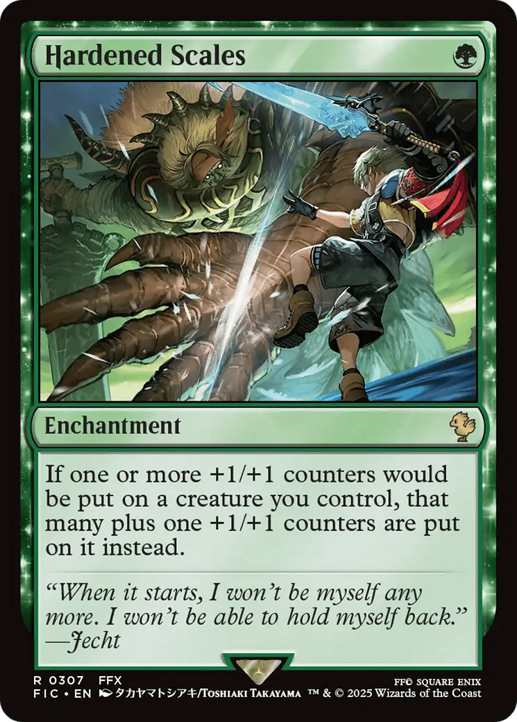 Hardened Scales [FINAL FANTASY Commander] MTG Single Magic: The Gathering  | Multizone: Comics And Games
