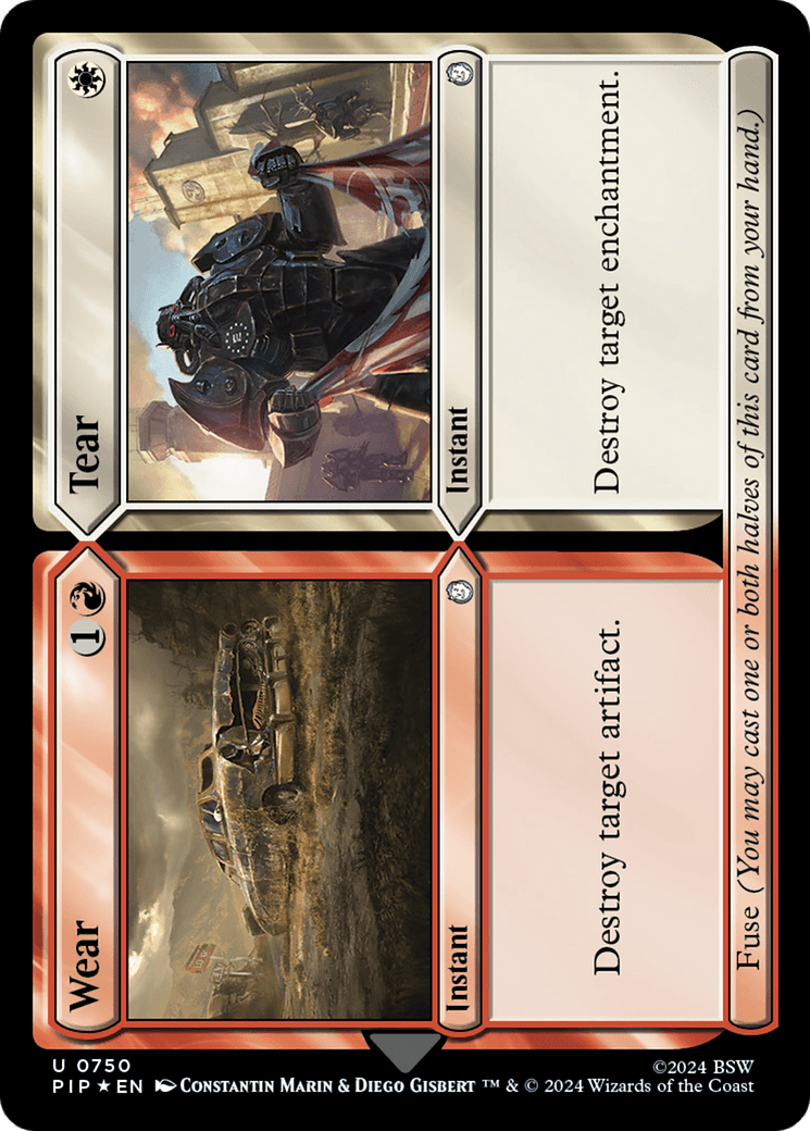 Wear // Tear (Surge Foil) [Fallout] MTG Single Magic: The Gathering  | Multizone: Comics And Games