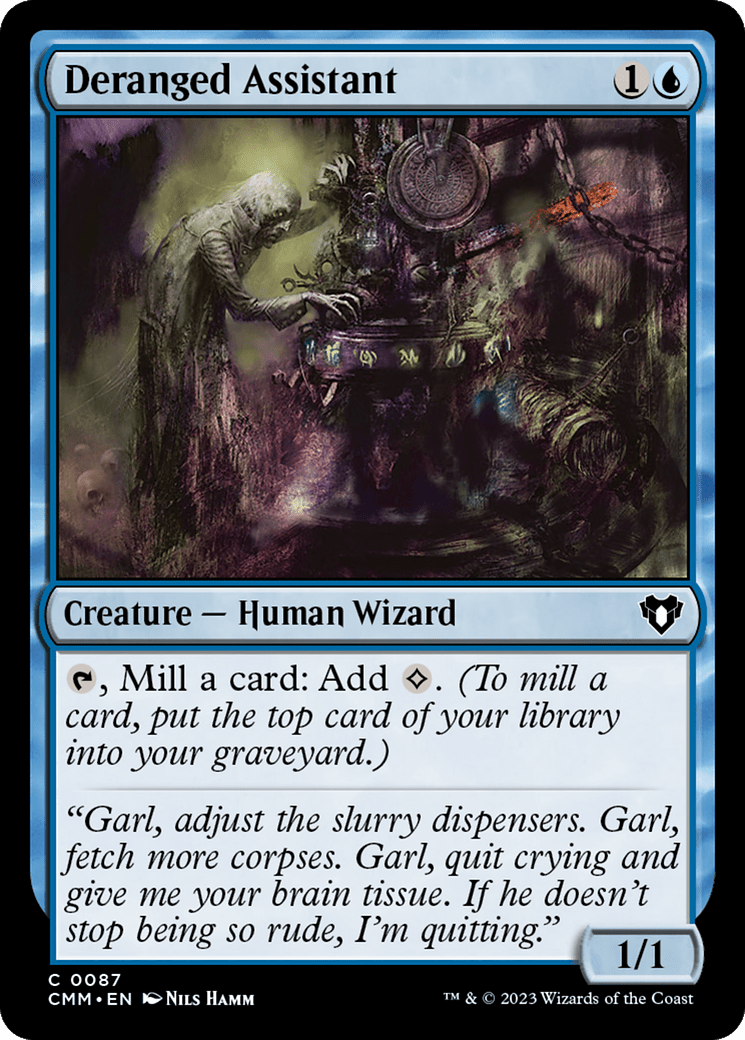 Deranged Assistant [Commander Masters] MTG Single Magic: The Gathering  | Multizone: Comics And Games