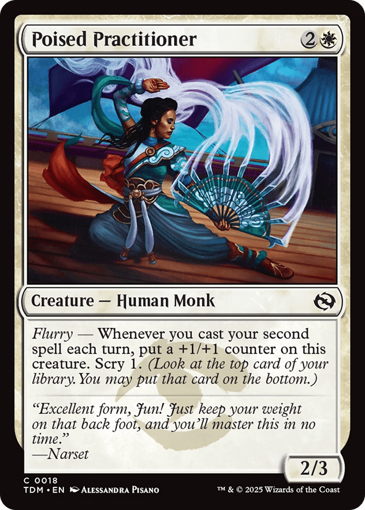Poised Practitioner [Tarkir: Dragonstorm] MTG Single Magic: The Gathering  | Multizone: Comics And Games