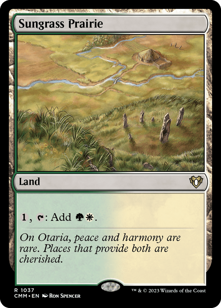 Sungrass Prairie [Commander Masters] MTG Single Magic: The Gathering  | Multizone: Comics And Games