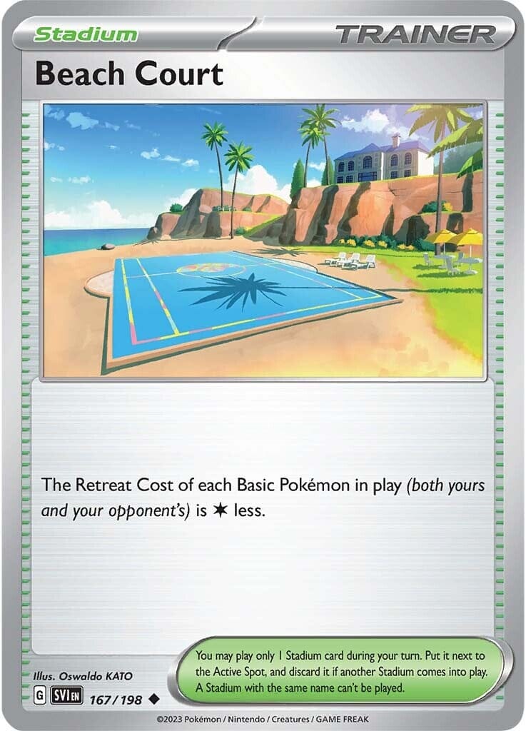 Beach Court (167/198) [Scarlet & Violet: Base Set] Pokemon Single Pokémon  | Multizone: Comics And Games