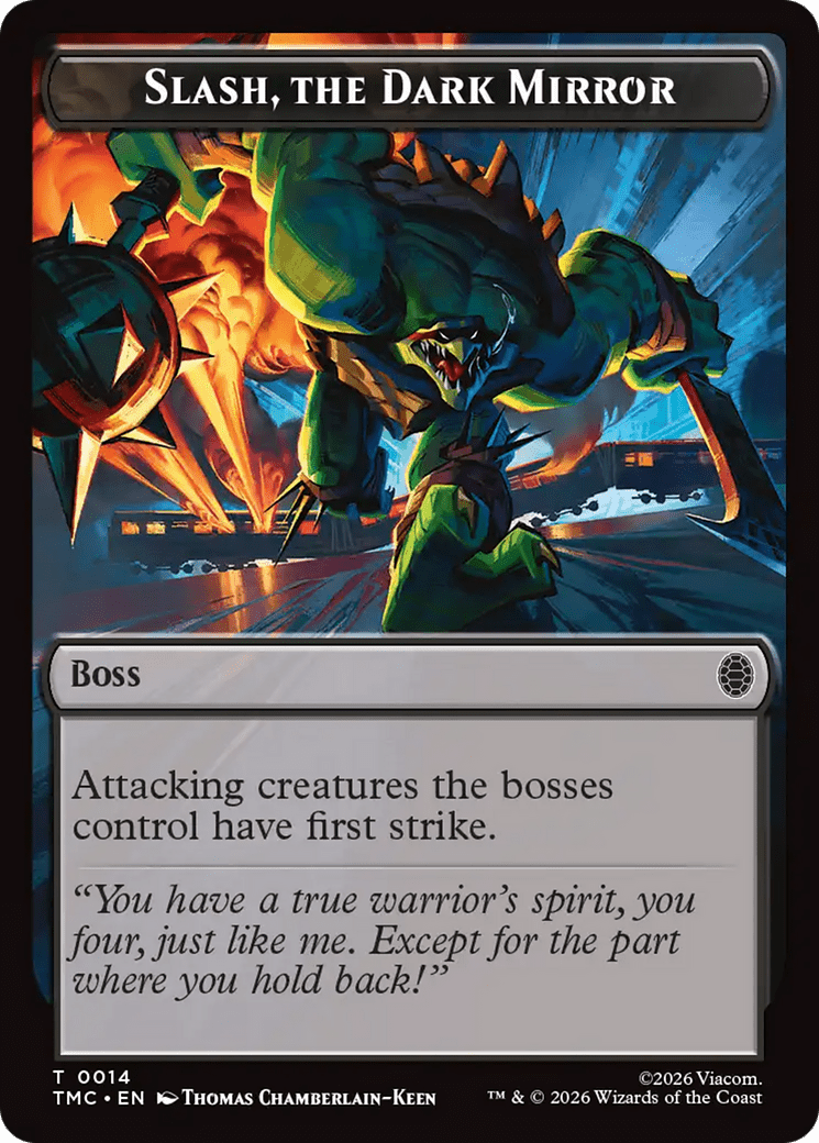 Slash, The Dark Mirror [Teenage Mutant Ninja Turtles Commander Tokens] MTG Single Magic: The Gathering  | Multizone: Comics And Games