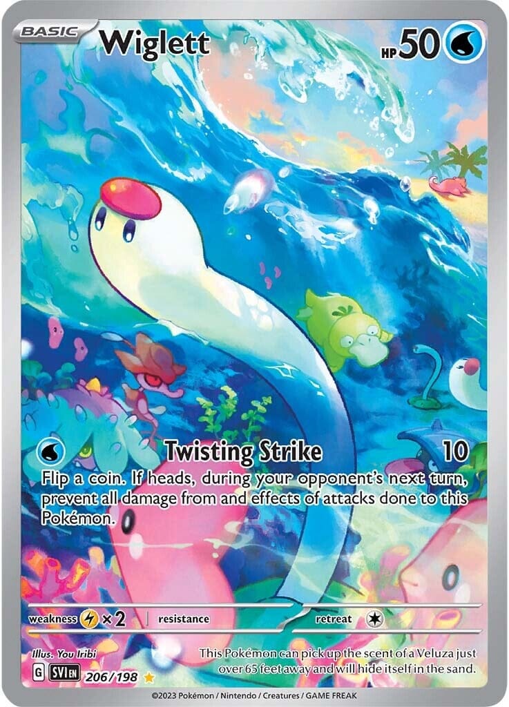 Wiglett (206/198) [Scarlet & Violet: Base Set] Pokemon Single Pokémon  | Multizone: Comics And Games