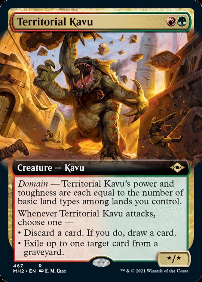 Territorial Kavu (Extended Art) [Modern Horizons 2] MTG Single Magic: The Gathering  | Multizone: Comics And Games